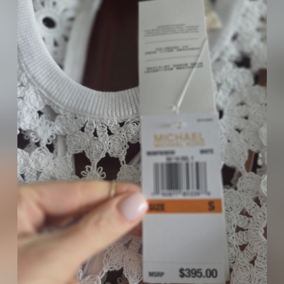 Michael Kors Medallion Floral Lace Crochet Dress, Sz S - Picture 5 of 5